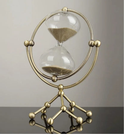 Metal Frame 30 Minutes Timer Hourglass
