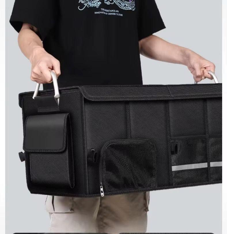 Car Boot Trunk Organizer with Multiple Compartments
