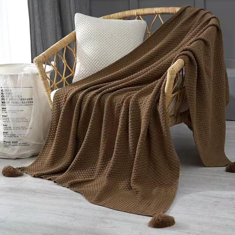 Knitted Throw Blanket