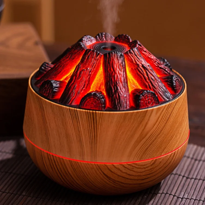 Charcoal Fire Humidifier 300ml Ultrasonic Mist Humidifier