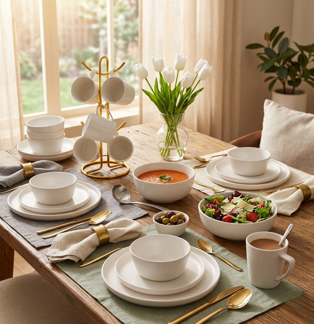 24 Piece Dinner Set