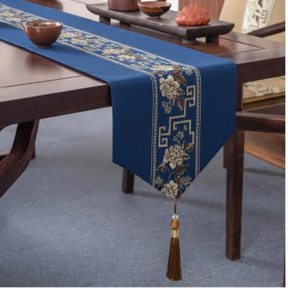 Cotton Embroidered Table Runner