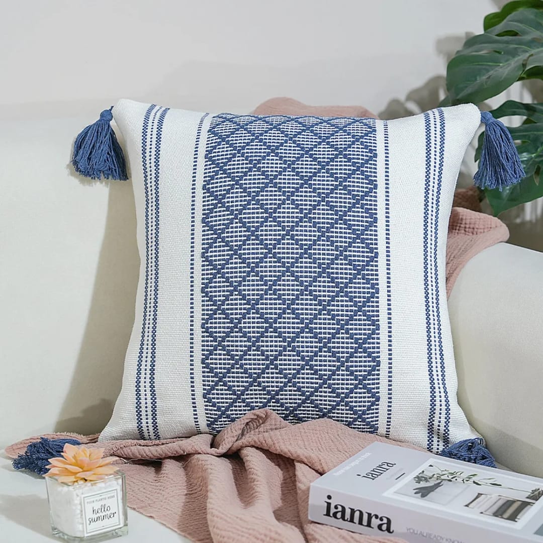 Nordic Woven Throw Pillow Cases