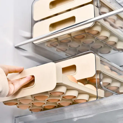 Acrylic Double Layered Egg Storage Box