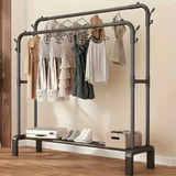 Double Pole Sturdy Clothes Rack