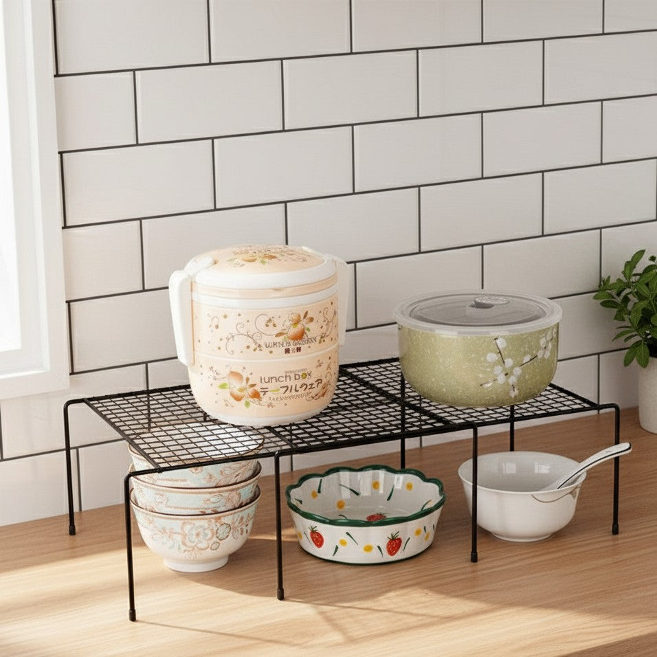 Expandable Shelf Raiser Organizer