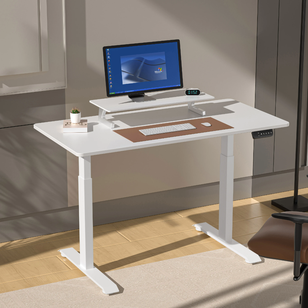 Adjustable Height Electric Stand Up Desk With Drawer