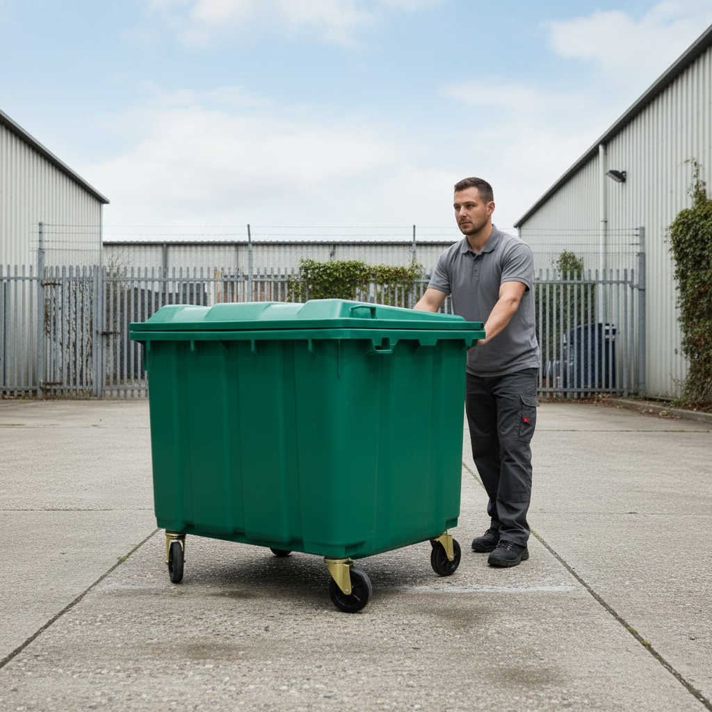 750L Industrial Wheeled Garbage Bin