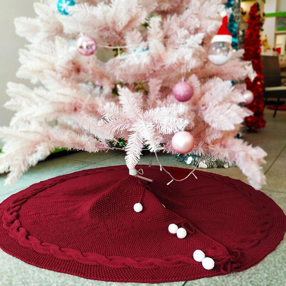 Christmas Knitted Tree Skirt
