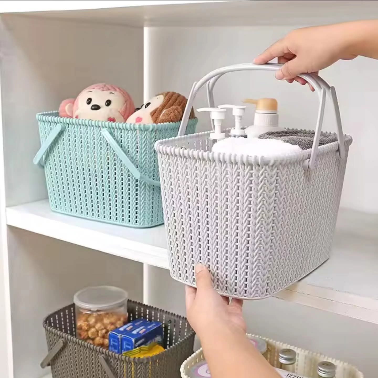 Rattan Wooven Storage Basket