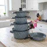 17 Pcs Granite Cookware Set