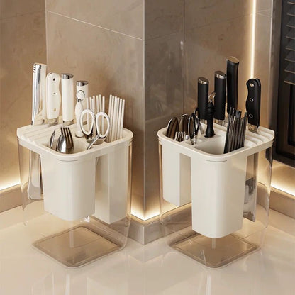 Kitchen cutlery organizer for utensils