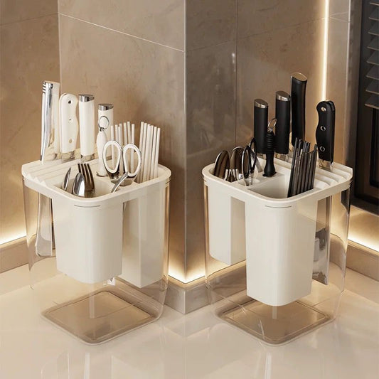 Kitchen cutlery organizer for utensils
