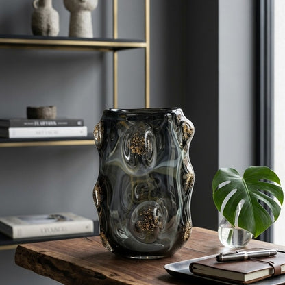 Flolenco Home Decor Glass Vase