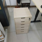 6-Drawer Lockable Mobile Pedestal