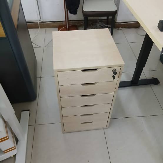 6-Drawer Lockable Mobile Pedestal