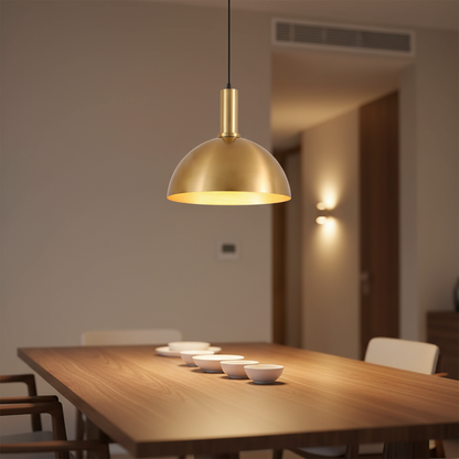Golden Dome Pendant Lamp-PL 2051-GO