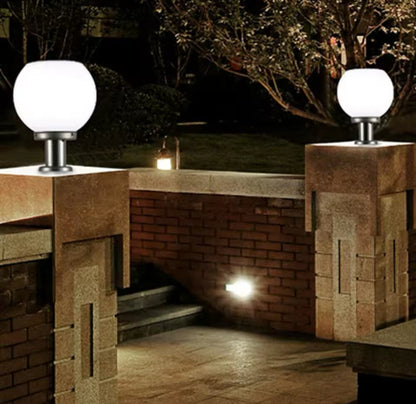 Solar Ball Fitting Gate Light