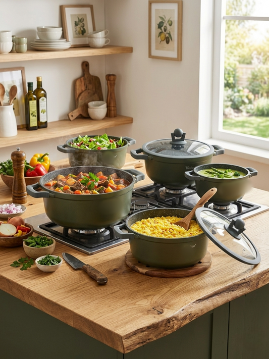 10-Piece Granite Cookware Set