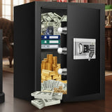 Electronic Storage Box with Combination Lock and Spare Keys