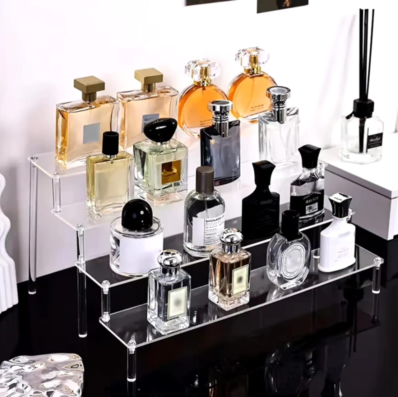 3-Tier Clear Acrylic Display Rack