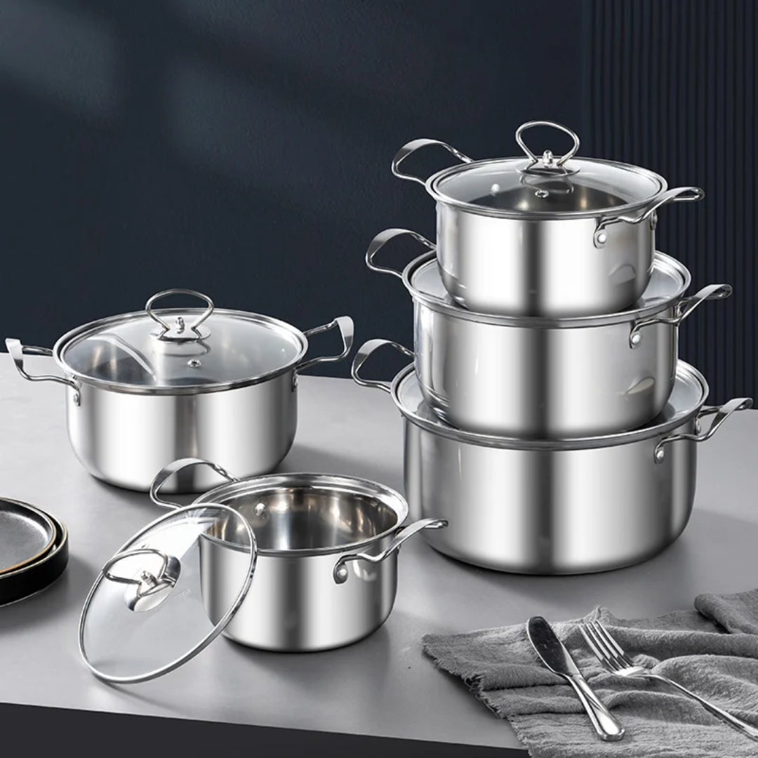 Stainless Steel Sufuria Set