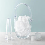 Glass Ice Bucket With Tong