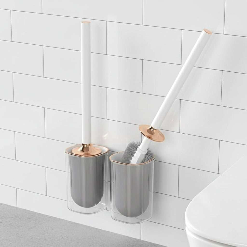 Long Handle Toilet Cleaning Brush Set