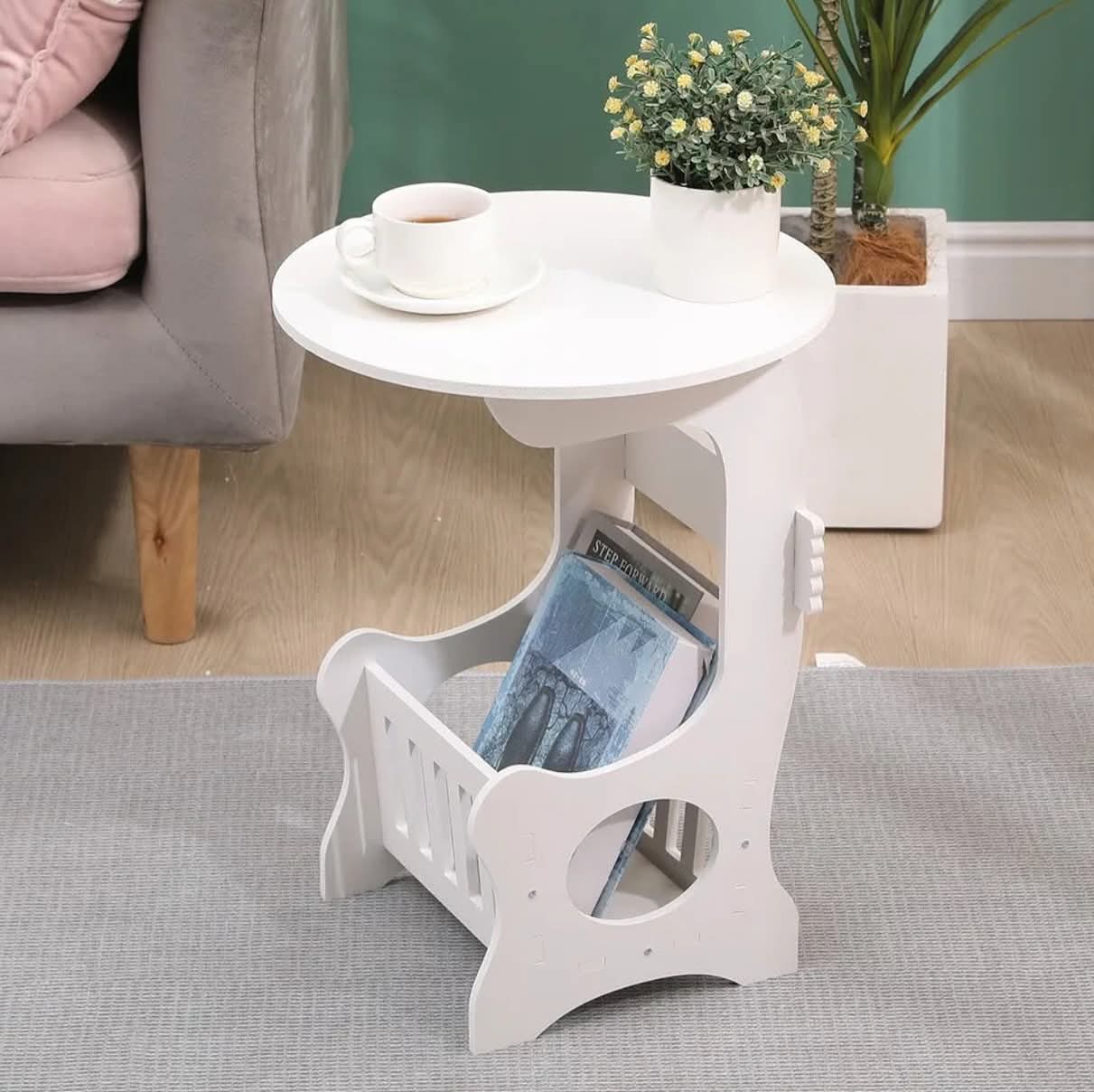 Mini Round Side Table / Bedside Table