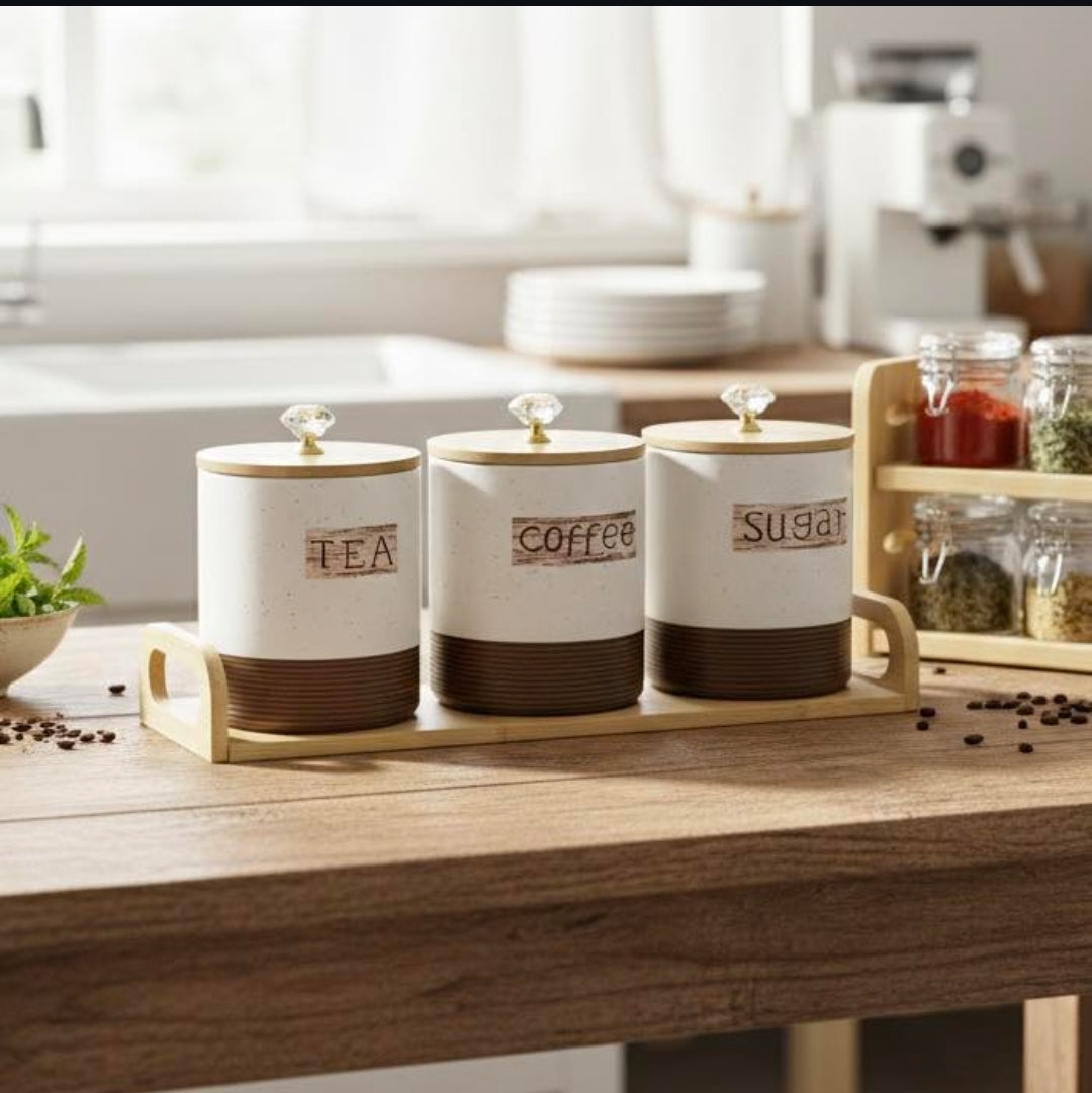 800ml Ceramic Coffee Bean Container