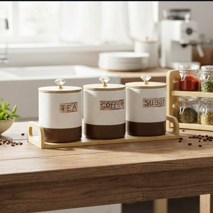 800ml Ceramic Coffee Bean Container