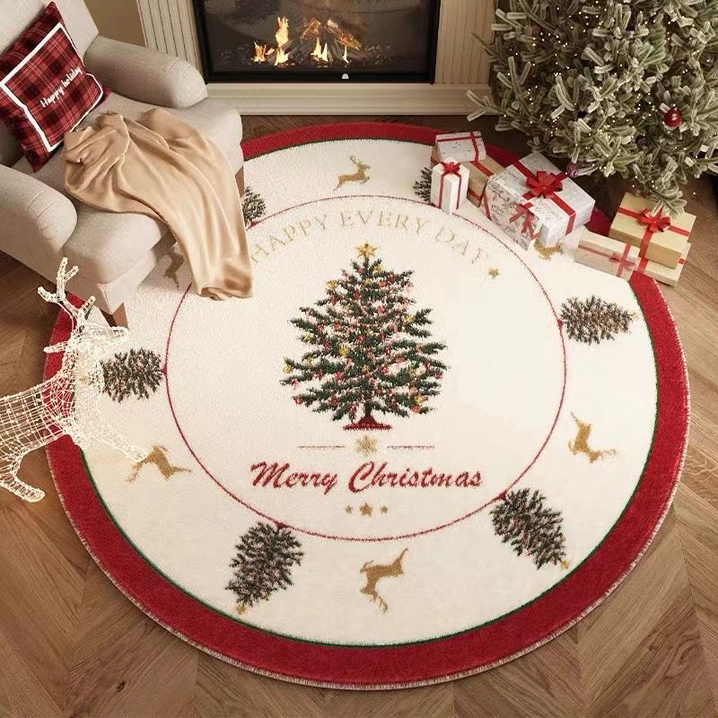 120cm Christmas Anti-Slip Carpet