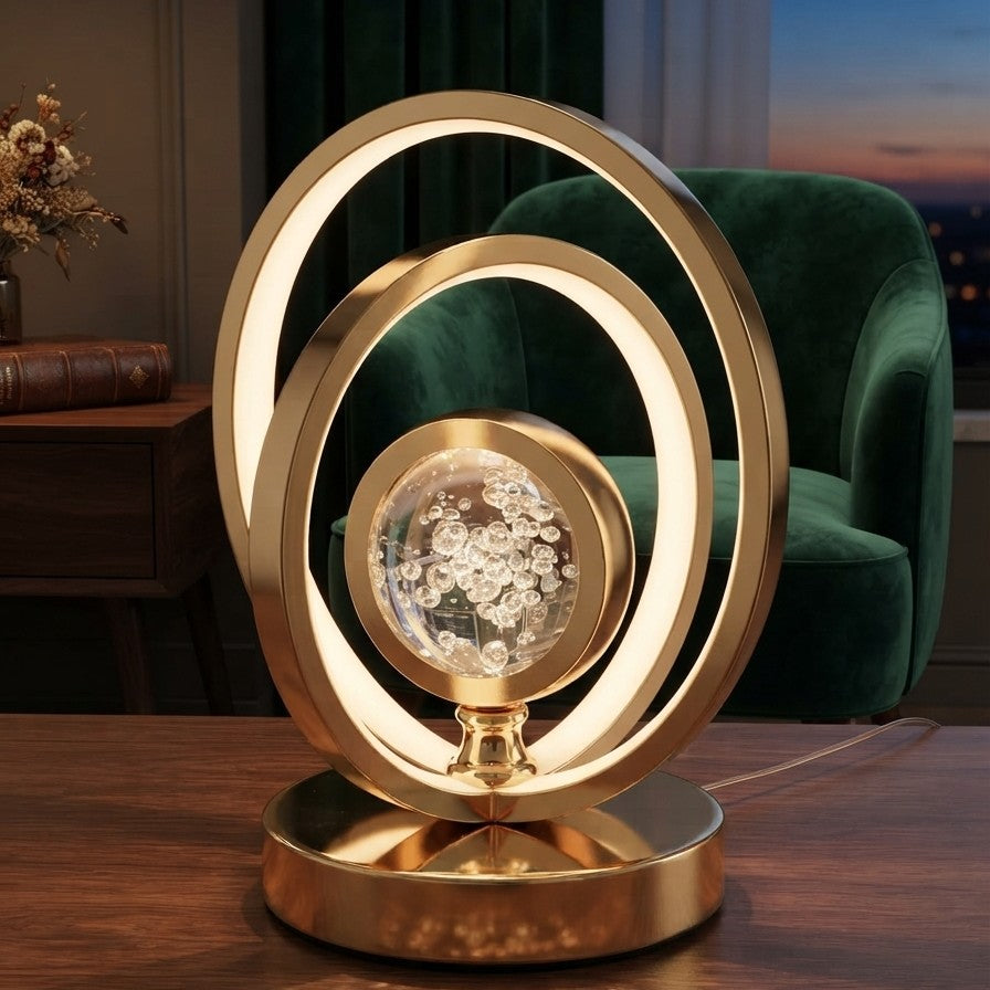 Round Night Light Table Lamp
