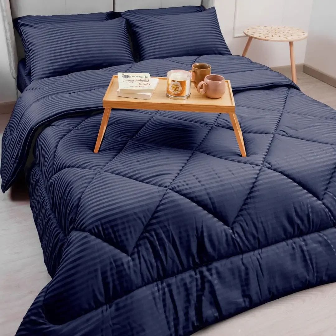 6 × 7 Binded Cotton Warm Duvet Set