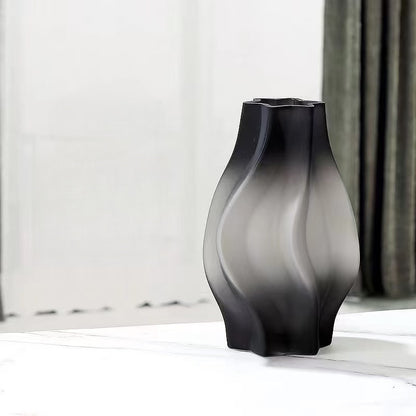 Nordic glass flower vase for modern home décor