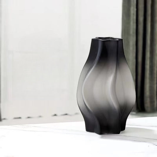 Nordic glass flower vase for modern home décor
