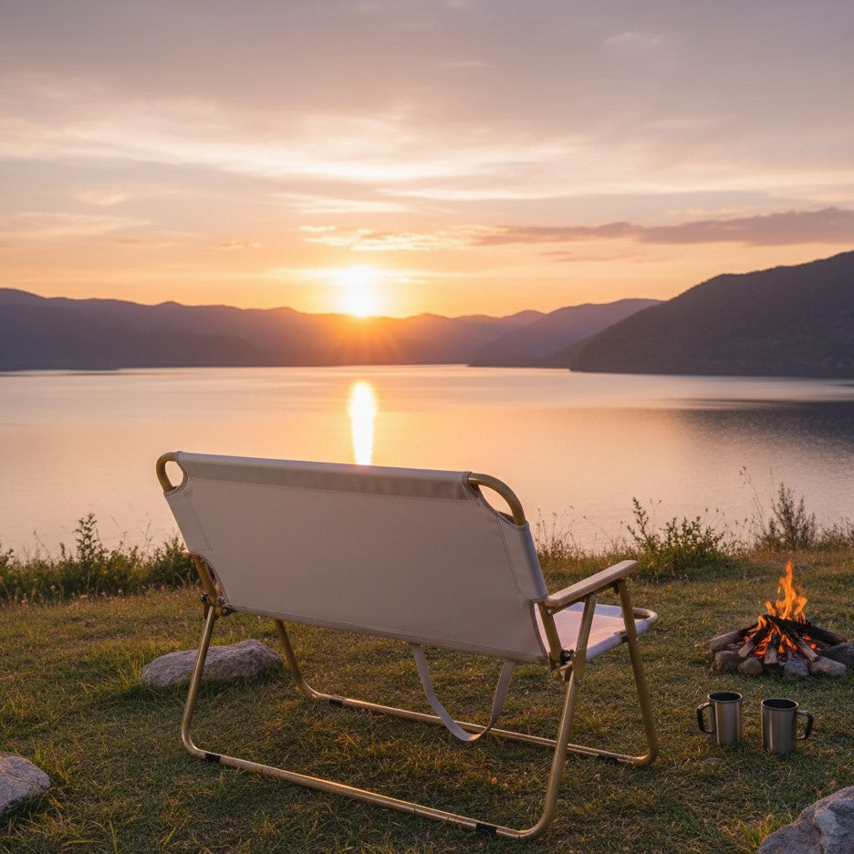 Portable Double Seat Camping Chair