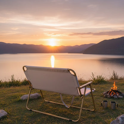 Portable Double Seat Camping Chair