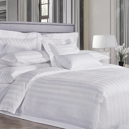 Striped Cotton Duvet Cover