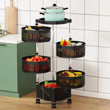 4 Tier Rotating Kitchen Rack
