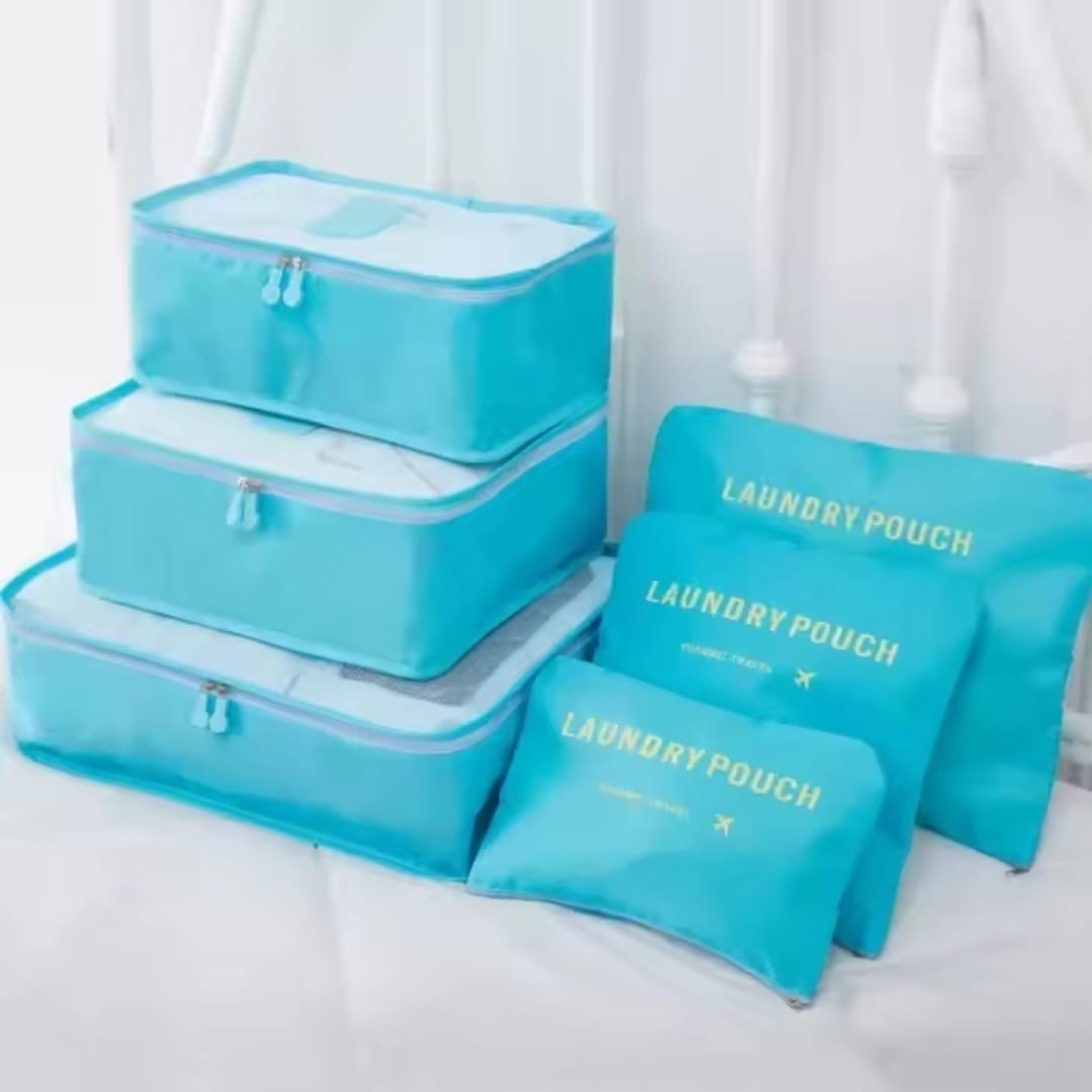 6 Piece Luggage Travel Organizers