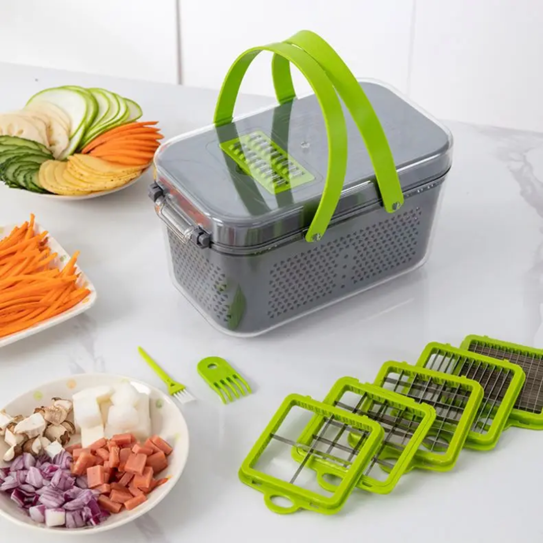 22pc Veggie Cutter Slicer