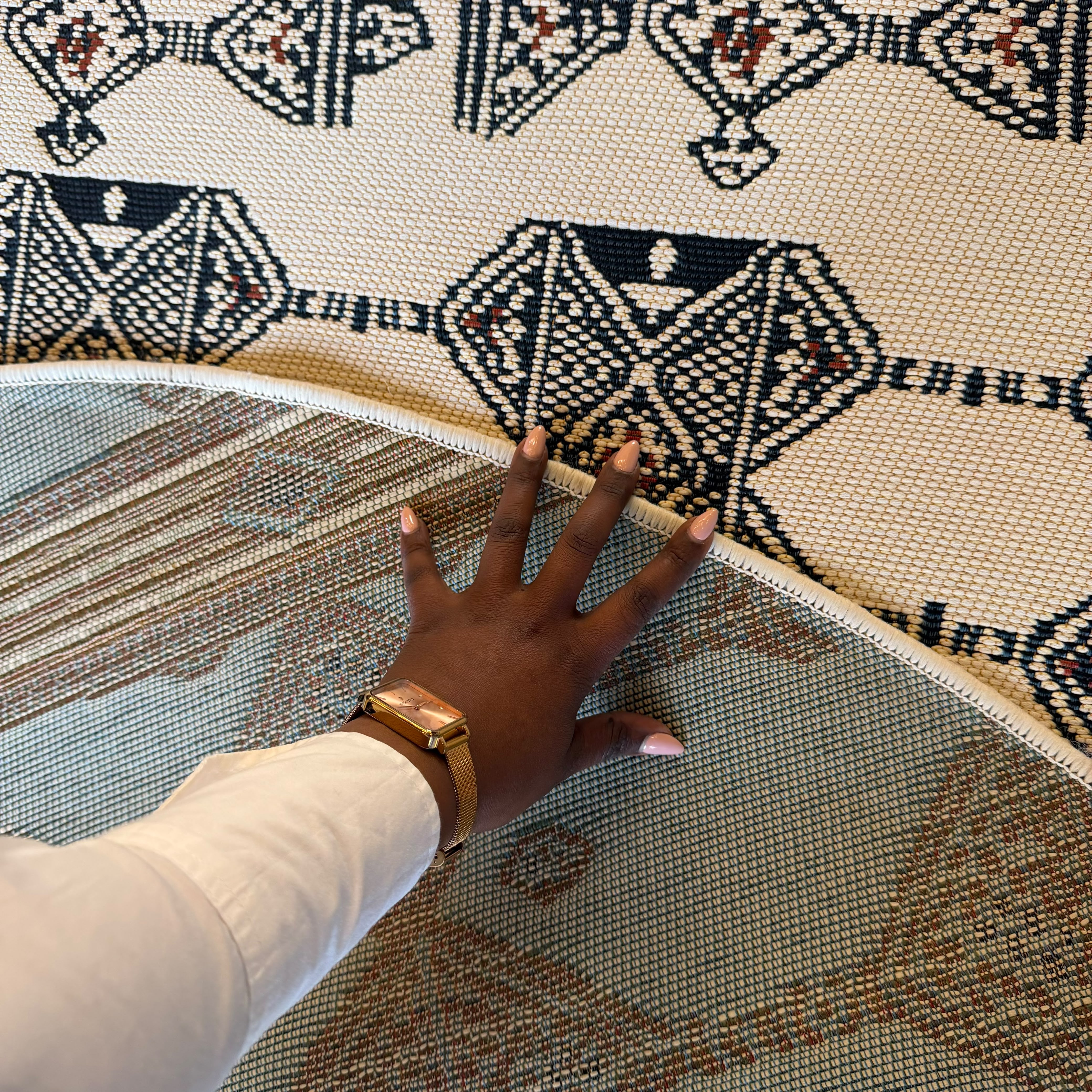 Round Outdoor Polypropylene Rug