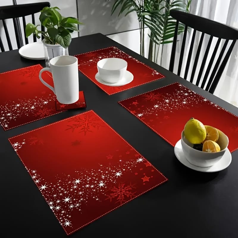1Pc Christmas Dining Table Placemat