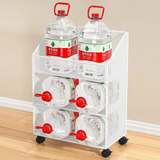 Multipurpose Bookshelf Stand with Wheels