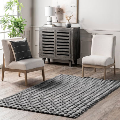 Faux Rabbit Fur Carpet