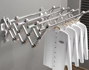 Wall-mounted cloth rack 1.5 metres for drying and organizing clothes