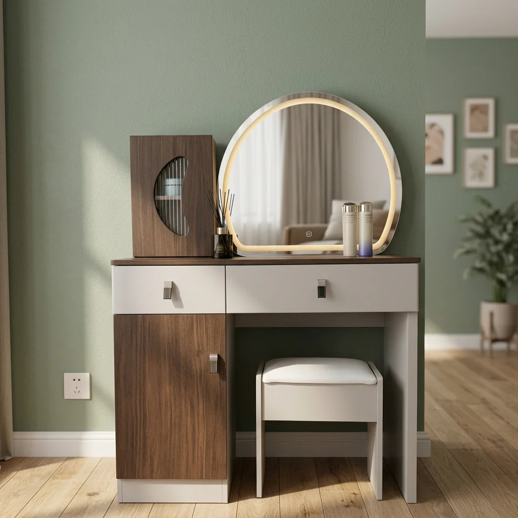 Vanity Dressing Table with LED Mirror