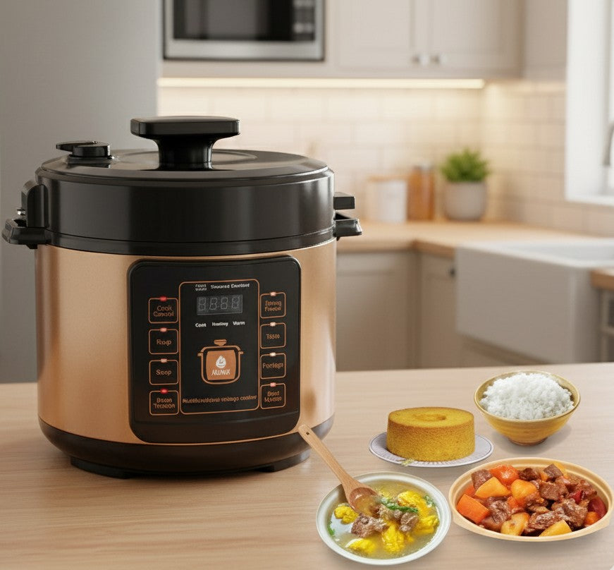 6L Multifunction Pressure Cooker and Rice Cooker