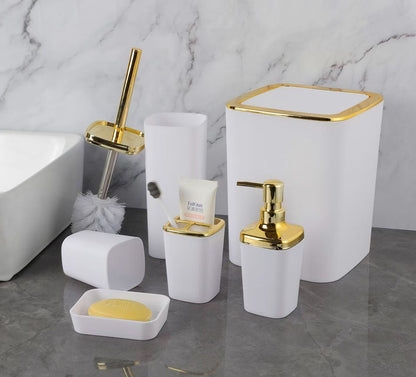 6-Pc Bathroom Accessories Set